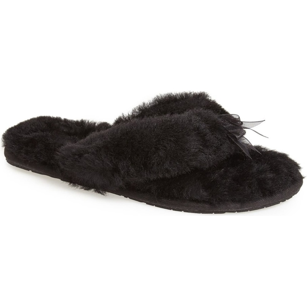 UGG‎ Women's Black Shearling Slippers